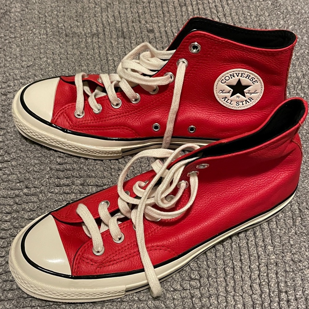 NWOT Converse All Star leather Chuck Taylor made in Vietnam - Picture 3 of 6